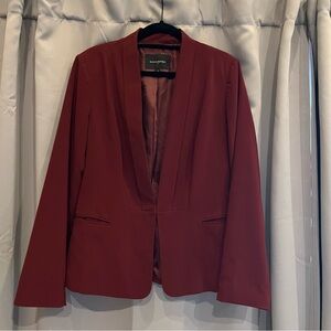 Banana Republic Factory Rich Burgundy Blazer